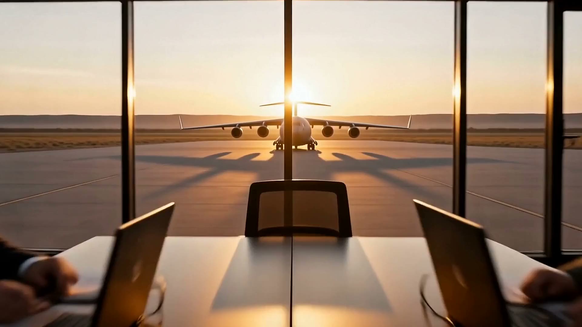 Airfield briefing scene from the DFGD hero film